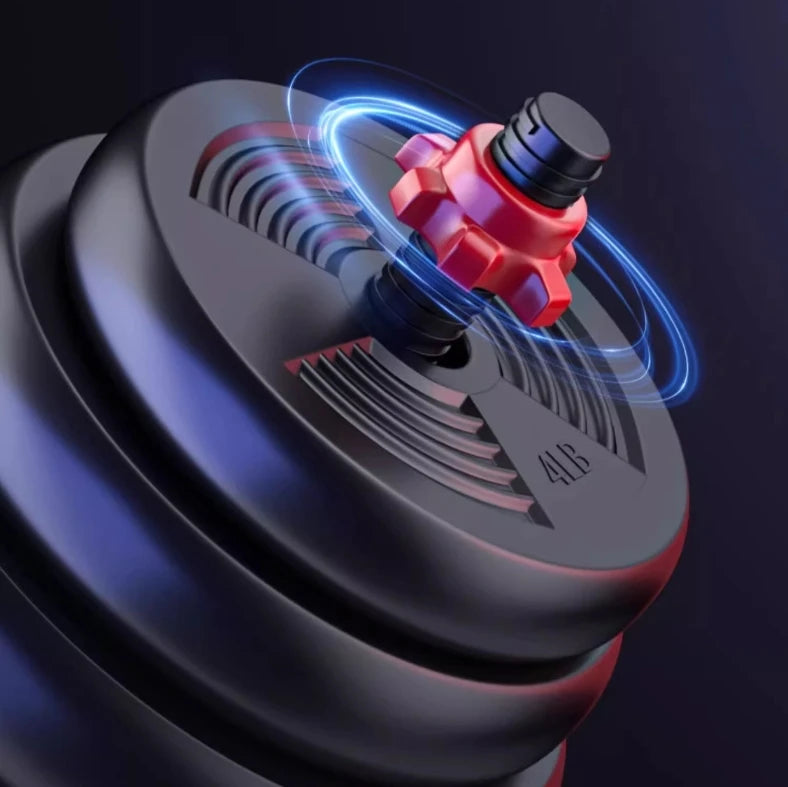 NONE Adjustable Dumbbell To Barbell Set For Home Gym