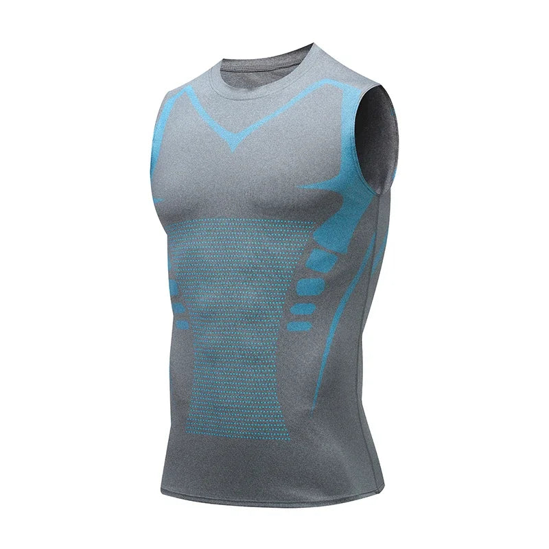 Men's Compression Tank Top Gym Shirt Sleeveless Quick Dry Printing