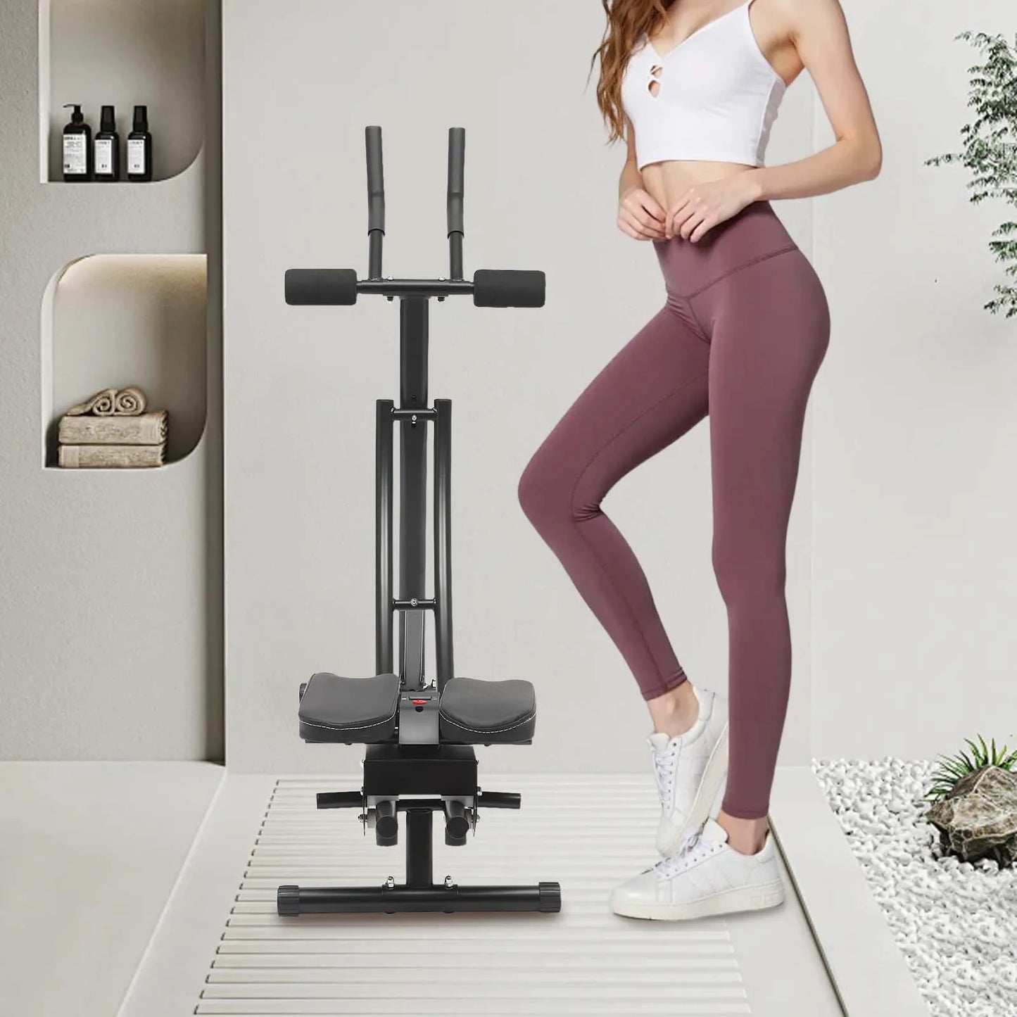 NONE Ab Machine Fitness Twister With Rotating Cushion Core Trainer