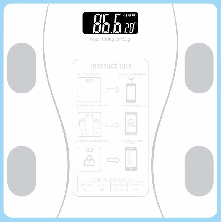 AEHOME Body Fat Scale Smart Wireless Bluetooth Scale With App