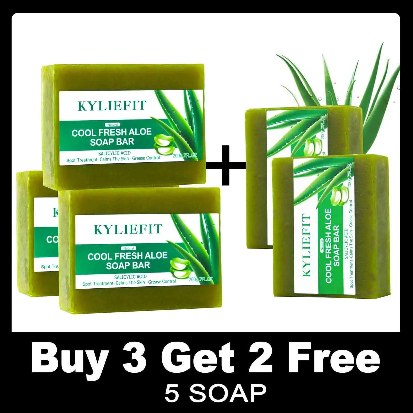 AILKE Aloe Vera Whitening Soap For Clear Radiant Skin