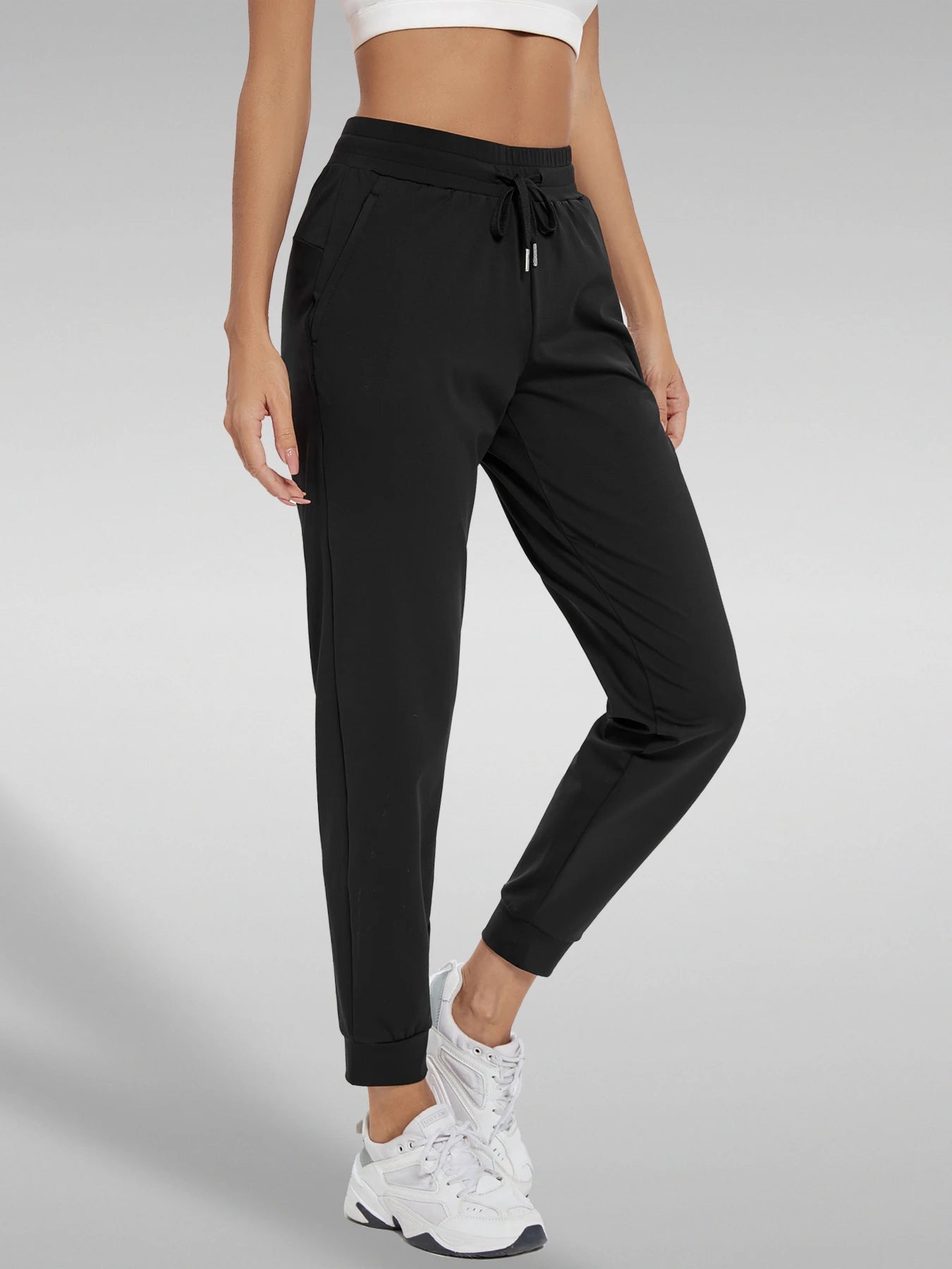 Women's High Waisted Pocket Joggers for Yoga and Workout