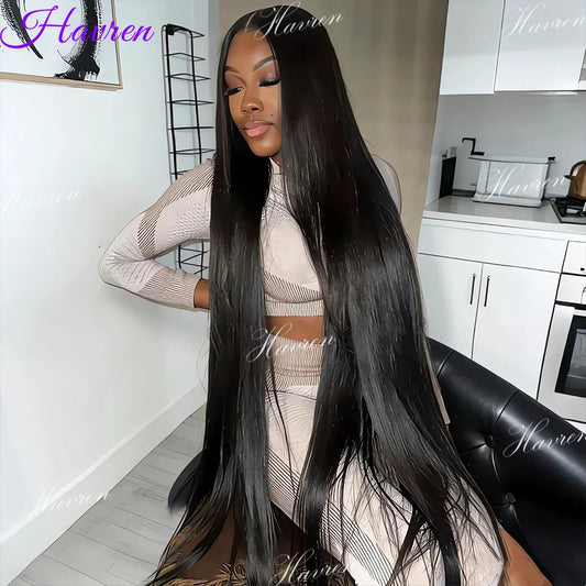 Havren HD Lace Front Wig Remy Human Hair Straight Premium