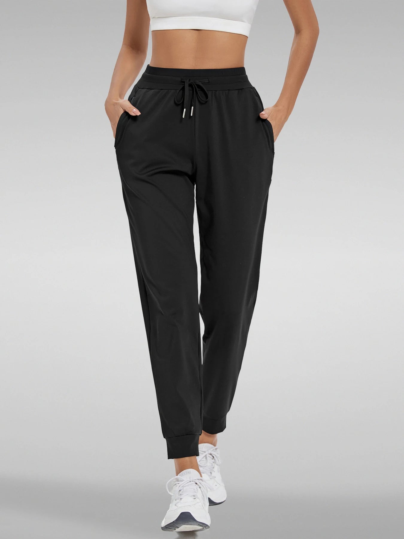 Women's High Waisted Pocket Joggers for Yoga and Workout