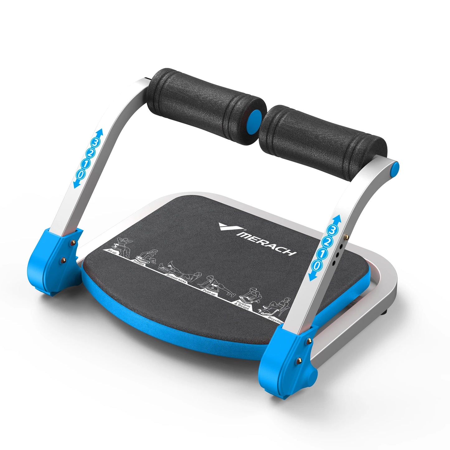 MERACH Ab Machine For Stomach Workout With 3 Adjustable Resistance