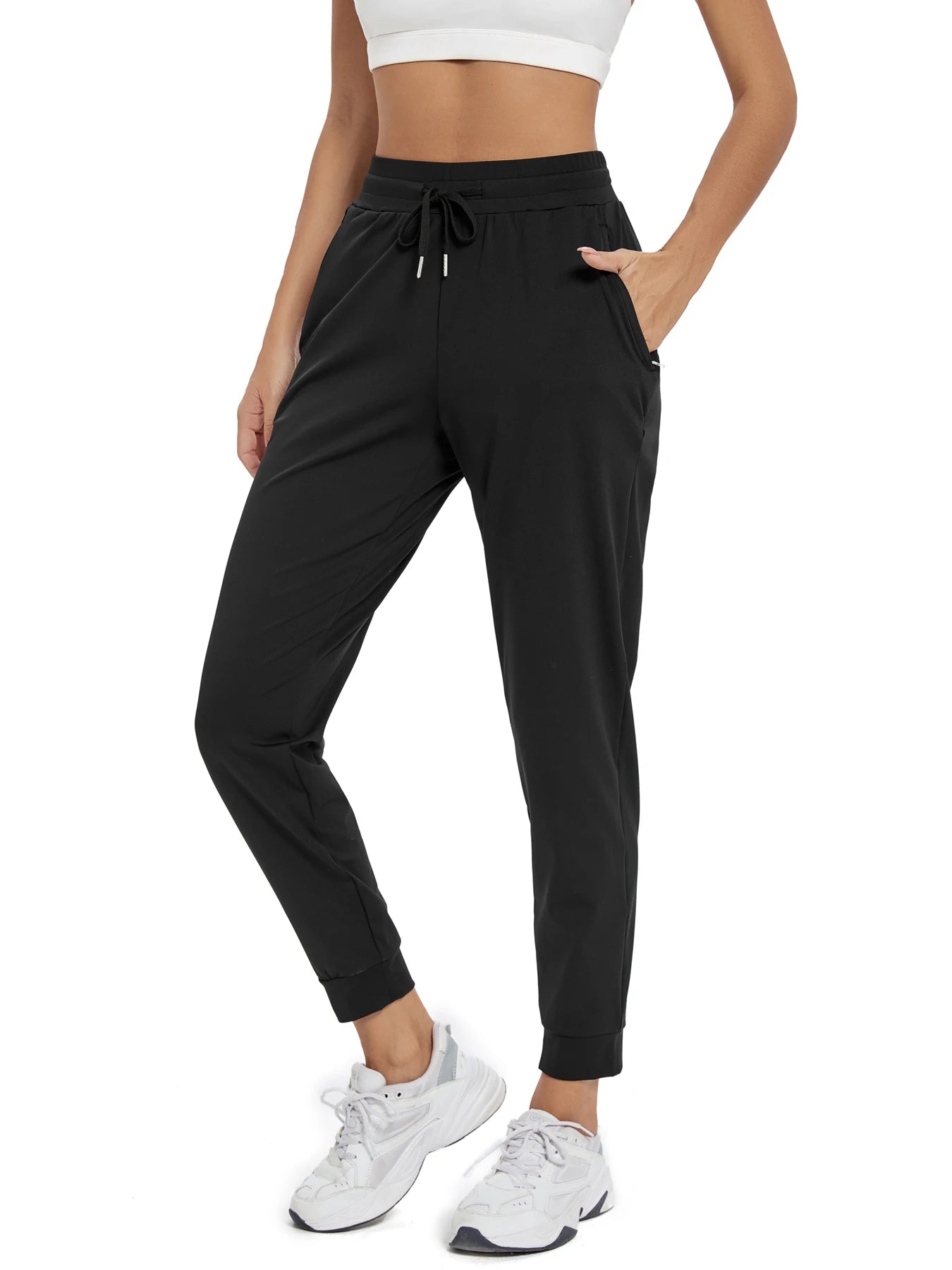 Women's High Waisted Pocket Joggers for Yoga and Workout