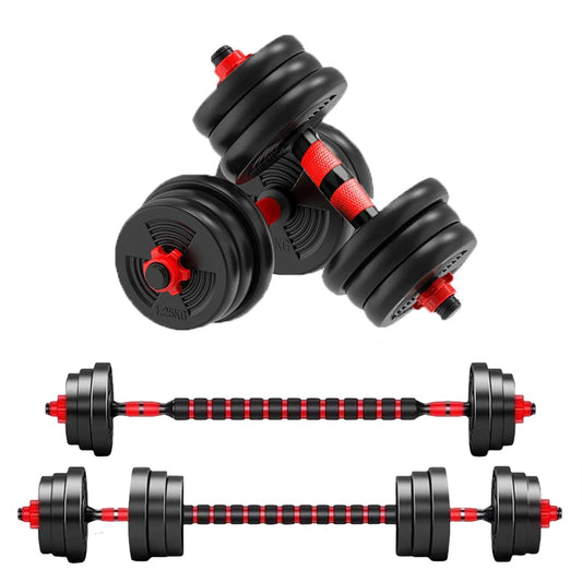 NONE Adjustable Dumbbell To Barbell Set For Home Gym