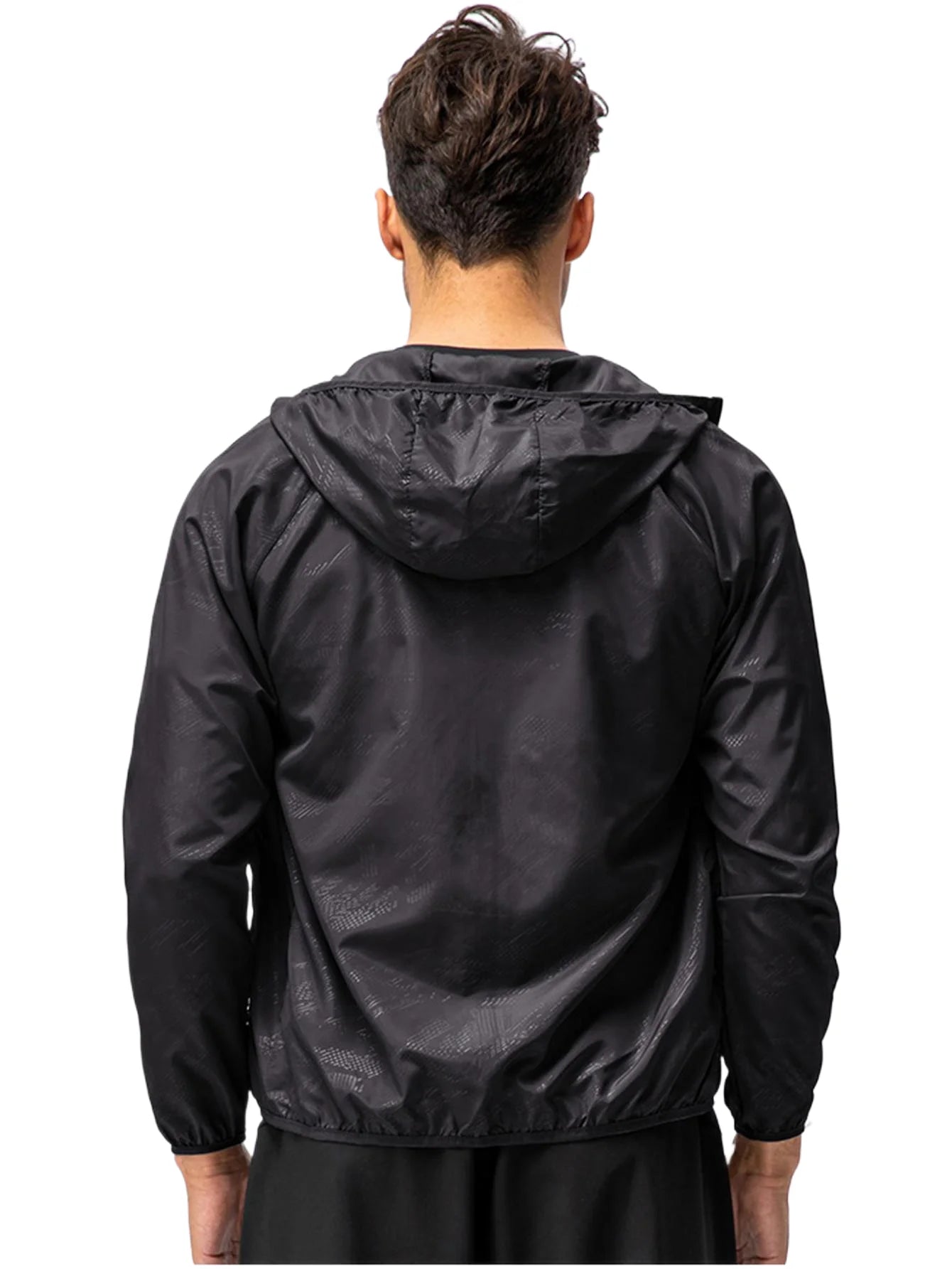 NONECN Men's Lightweight Breathable Running Jacket for Training