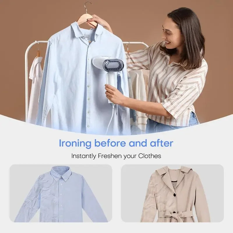 Broncho Foldable Professional Clothes Steamer Handheld Wrinkle Remover Travel