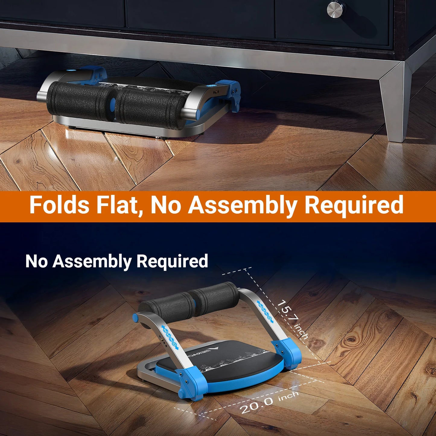 MERACH Ab Machine For Stomach Workout With 3 Adjustable Resistance