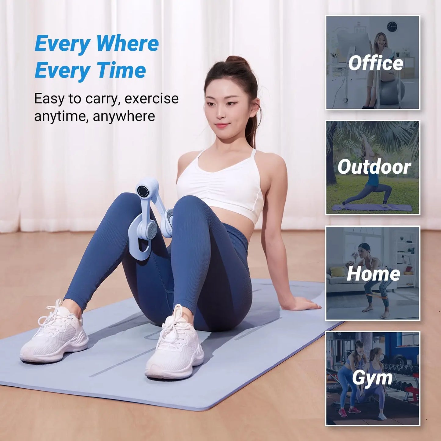 MERACH Pelvic Floor Thigh Trainer for Inner Thigh Strengthening