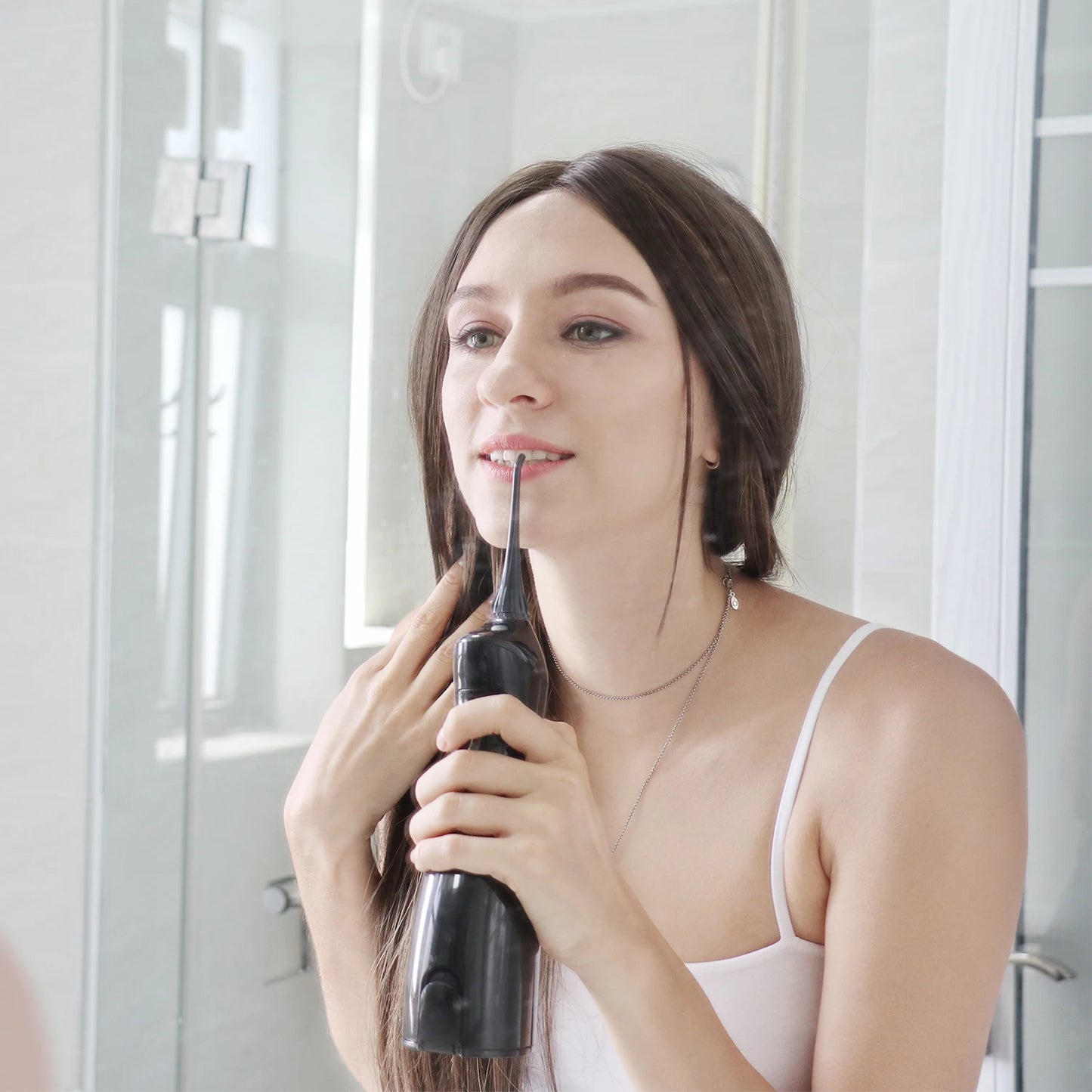 FairywillFW5020E Portable Water Flosser OralIrrigatorSystem With Three Modes Rechargeable Travel