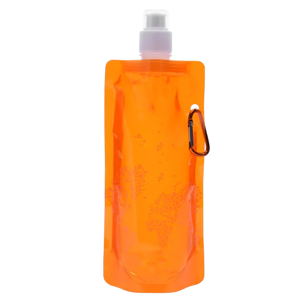 JOCESTYLE Collapsible Water Bag Foldable Canteen With Clip