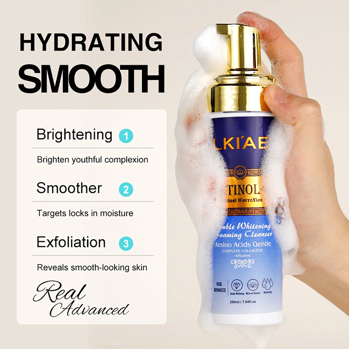 AILKE Retinol Whitening Skin Care Set With Collagen Snail Extract