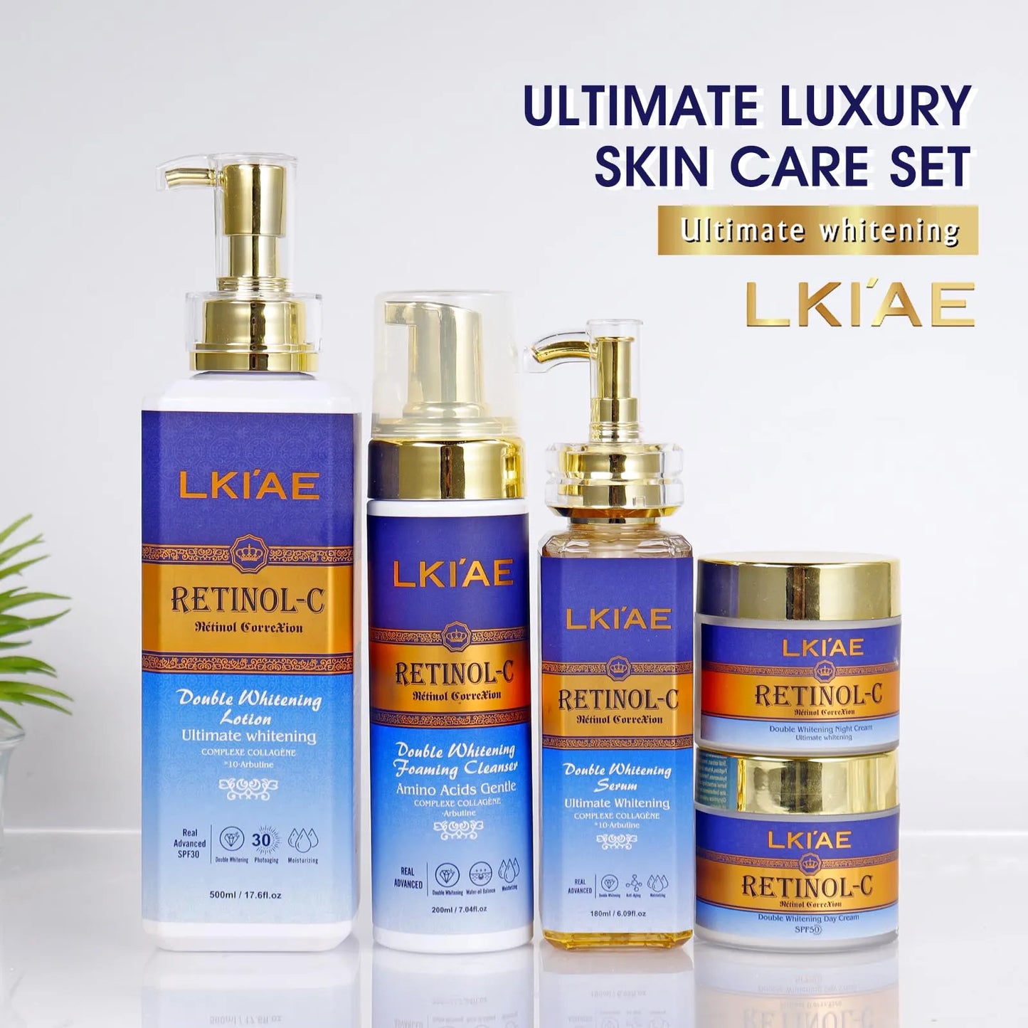 AILKE Retinol Whitening Skin Care Set With Collagen Snail Extract