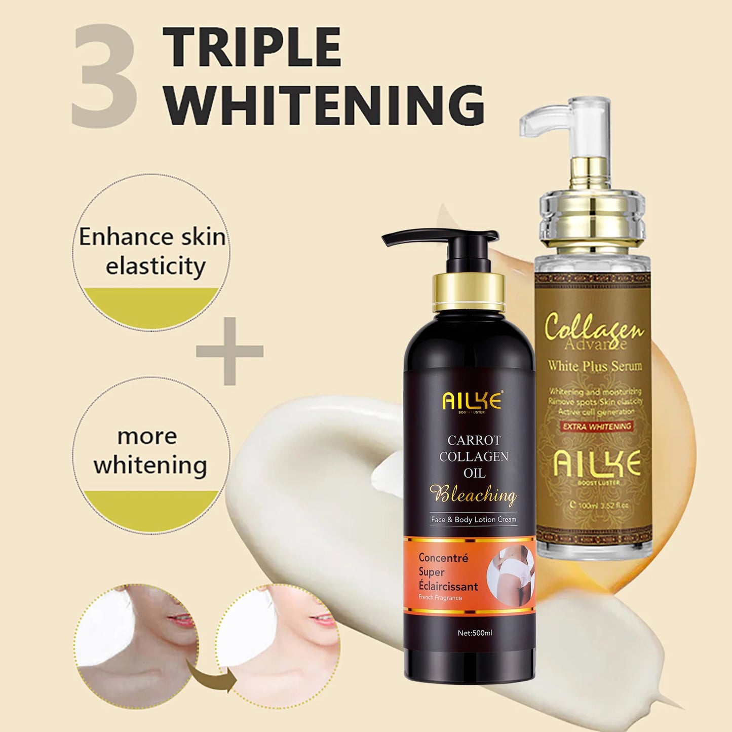 KYLIEFIT Collagen Whitening Essence For Bright Even Skin Tone