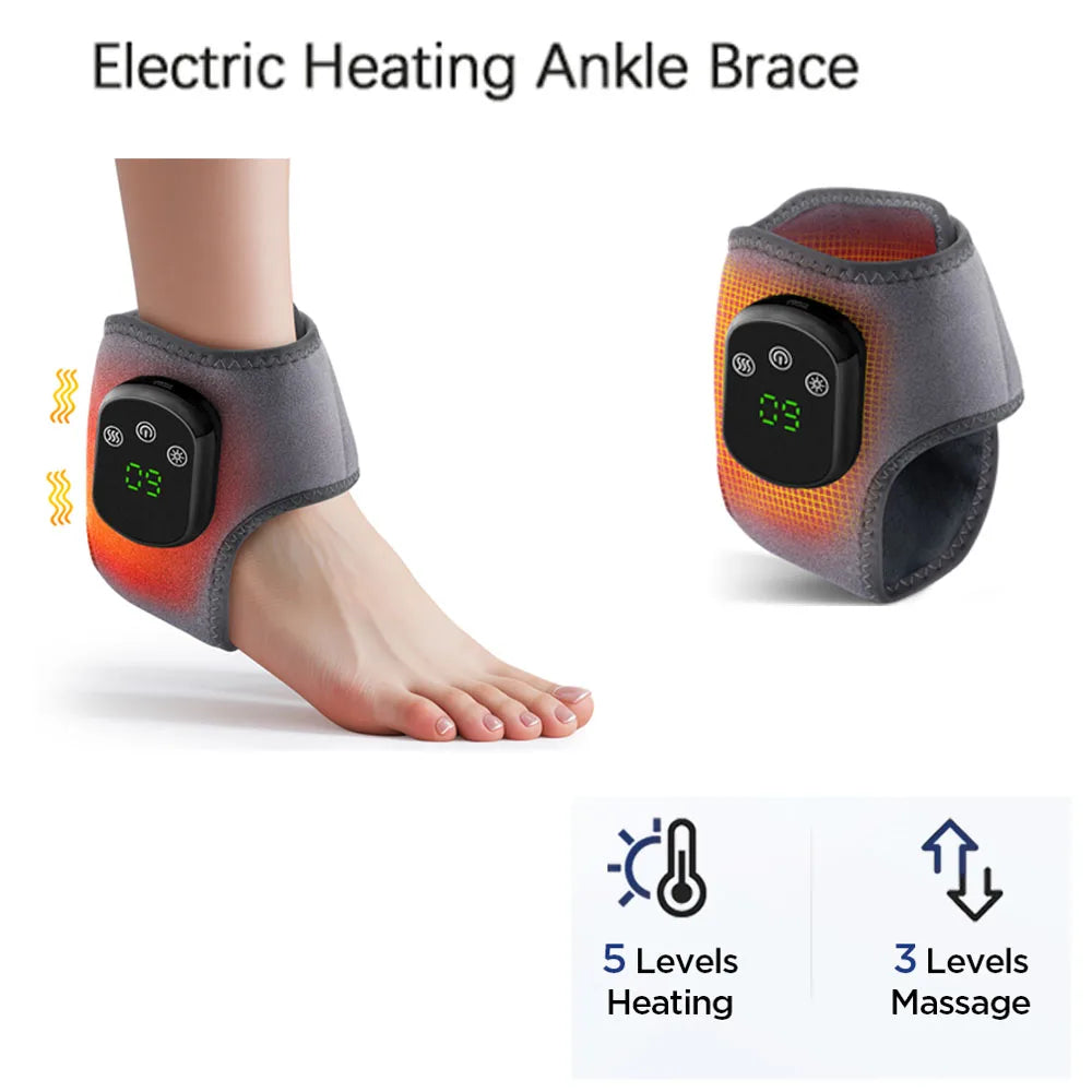 Hailicare Multiuse Electric Massager With Heating Pad And Vibration