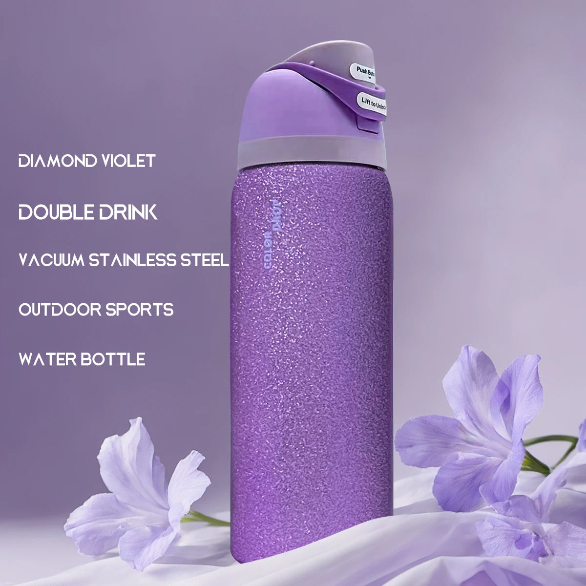 OwaIa Outdoor Double Layer Vacuum Insulated Water Bottle