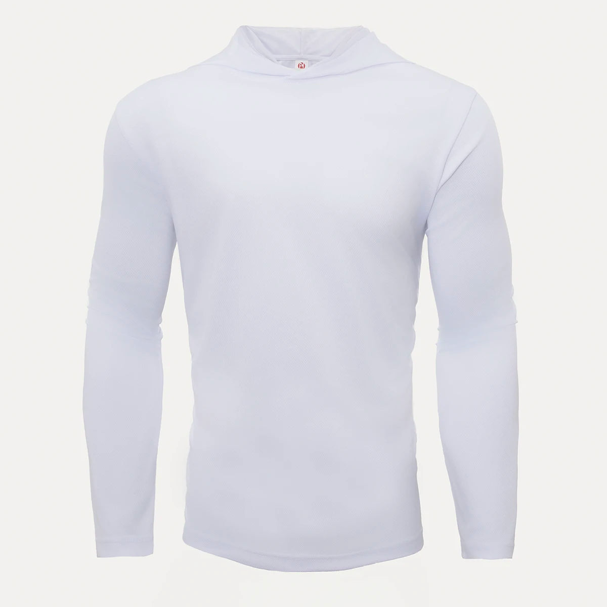 NONECN Men's Hooded Long Sleeve Sports Top for Running