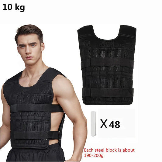 NONE Adjustable Weight Vest With Ankle And Wrist Weights