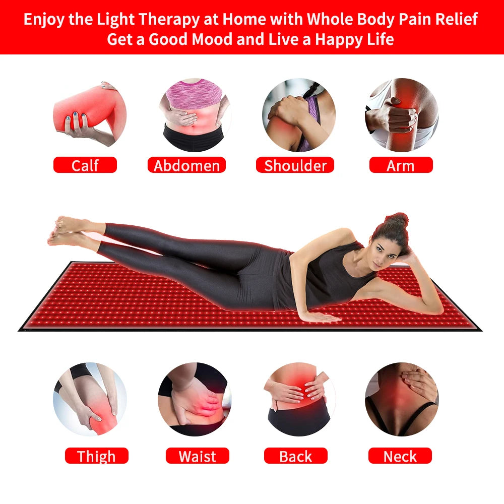 None Full Body Infrared LED Light Therapy Mat Home Use