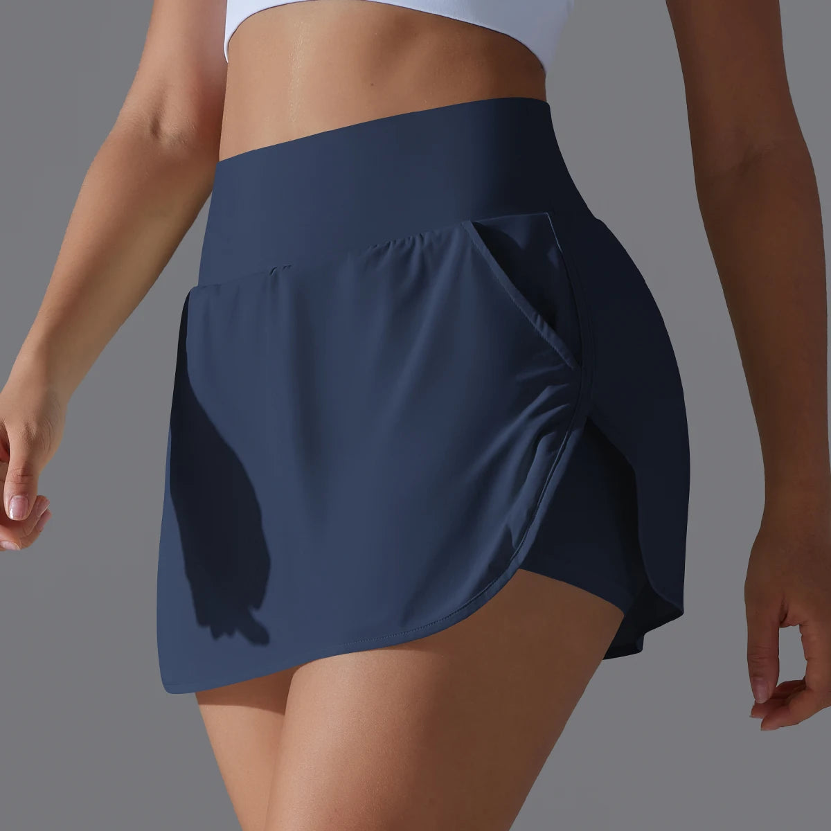Hamidou Outdoor Sports Yoga Skirt High Waist Breathable For Women