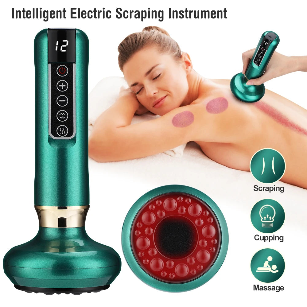 Hailicare Electric Cupping Massager Vacuum Suction Cup Guasha