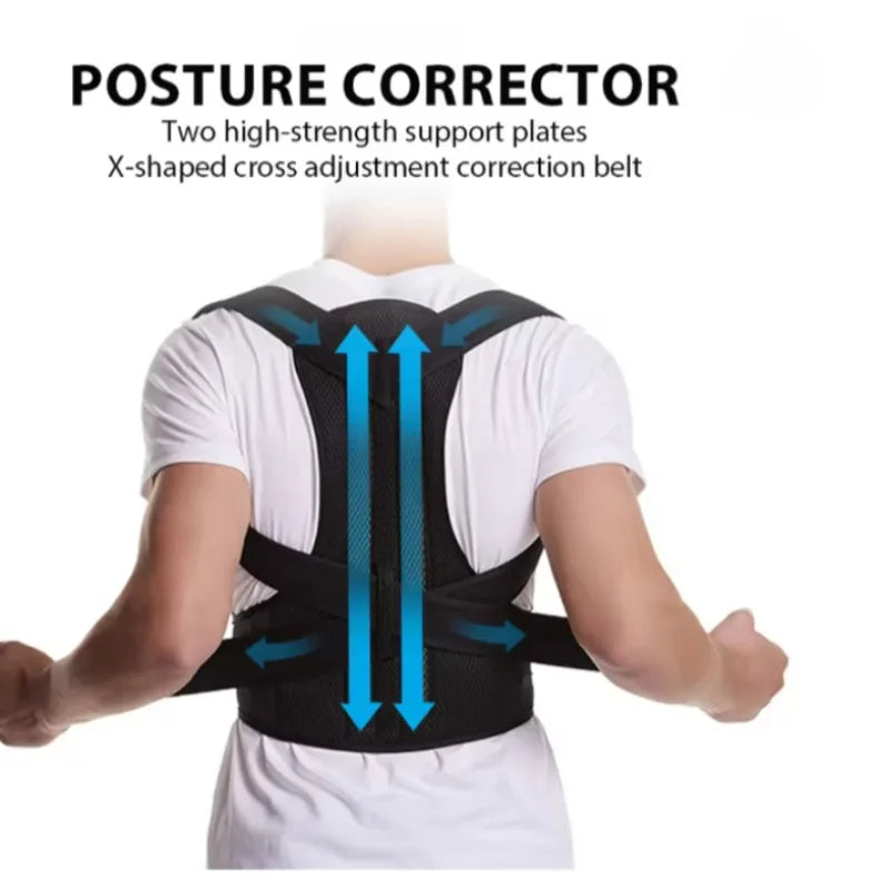 FUBEICHLY Posture Corrector Back Brace for Men and Women