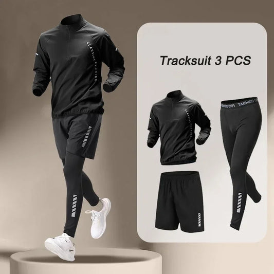 Kizarco Quick Dry Jacket And Pants Set For Outdoor Fitness