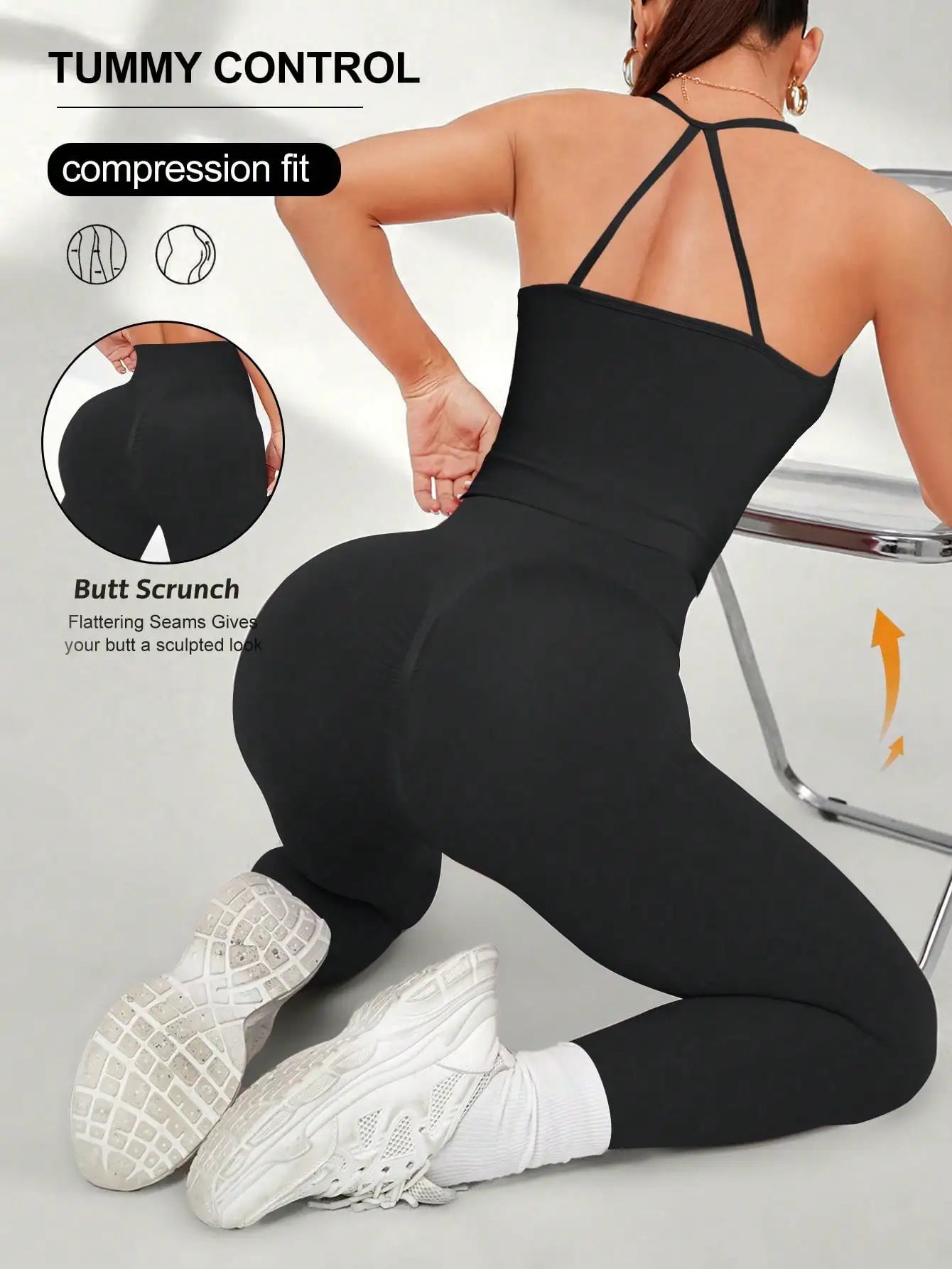 NONE Women's Seamless Quick Dry 2Piece Set For Gym Yoga