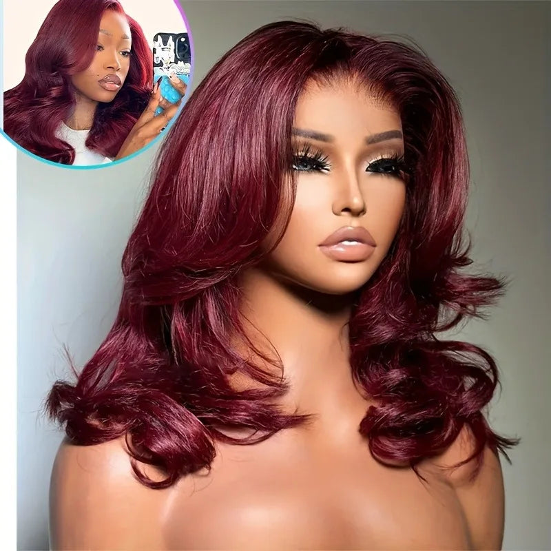 FIUMER Remy Human Hair Lace Front Wig Body Wave Collection