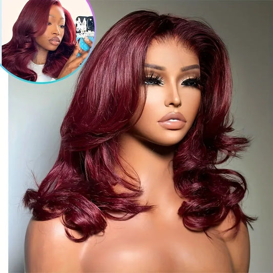 FIUMER Remy Human Hair Lace Front Wig Body Wave Collection