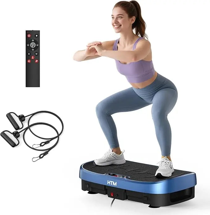 HTM Vibration Plate Fat Burning Fitness Platform For Home Gym