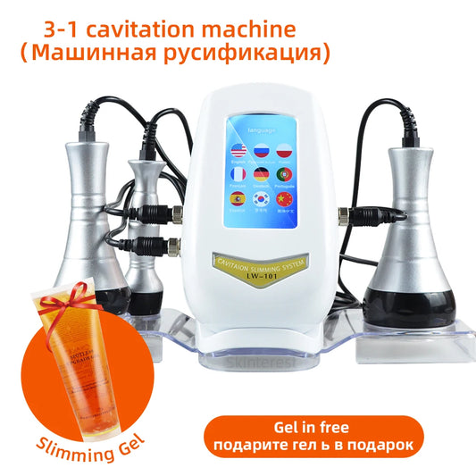 MISSHEARTH 3 In 1 Beauty Body Slimming Massager Cavitation Machine