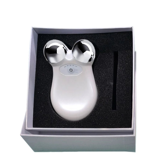 None Microcurrent Facial Massager Roller EMS Face Lift Skin Tightening