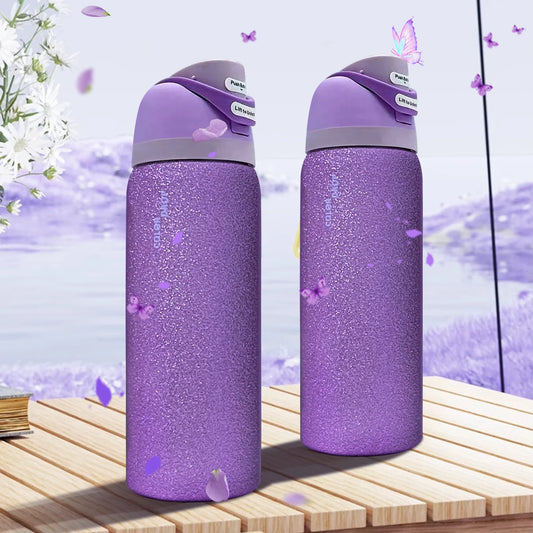 OwaIa Outdoor Double Layer Vacuum Insulated Water Bottle