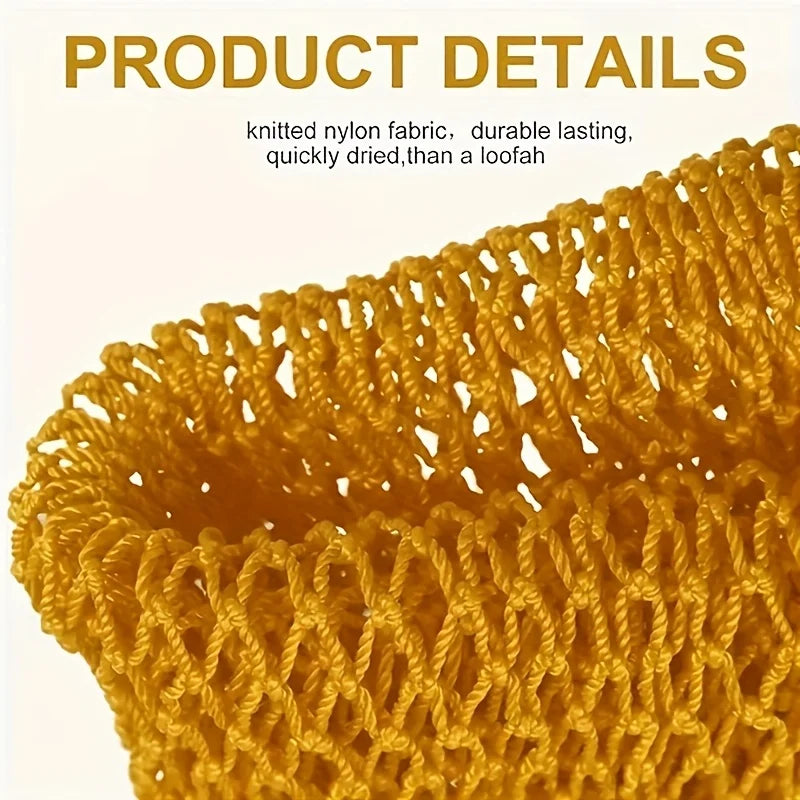 African Net Sponge Hyperexfoliating Bathing Wash Cloth LuxuriousPremium Gentle Scrub