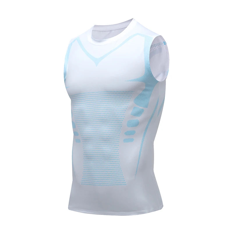 Men's Compression Tank Top Gym Shirt Sleeveless Quick Dry Printing