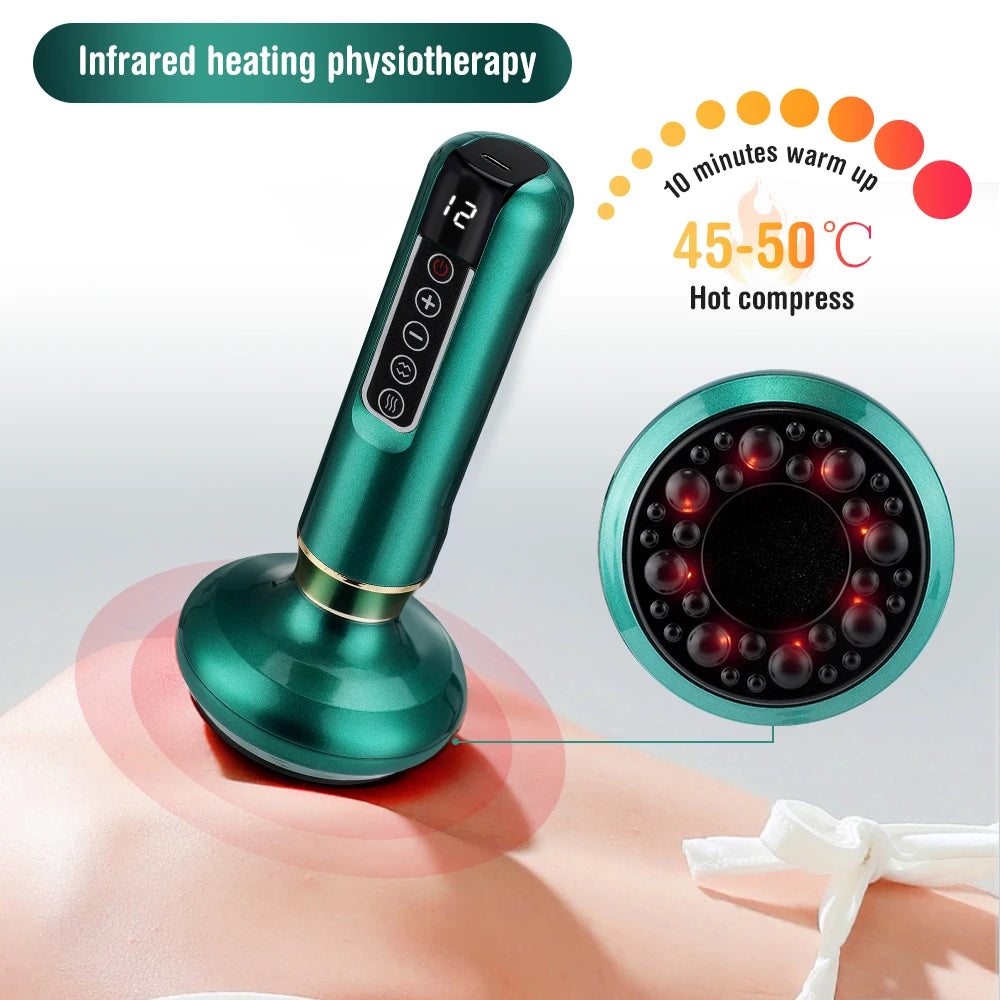 Hailicare Electric Cupping Massager Vacuum Suction Cup Guasha