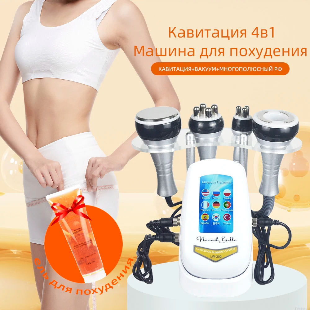 MISSHEART 4in1 Cavitation Body Slimming 40K Machine Massager