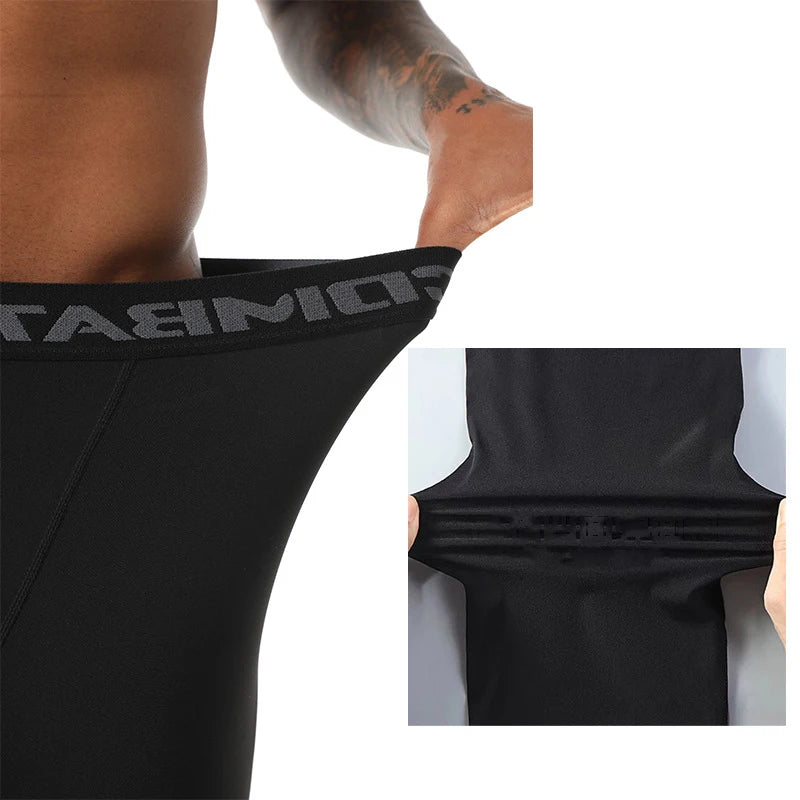 NONECN Men Compression Pants for Running Quick Dry Fit Joggers