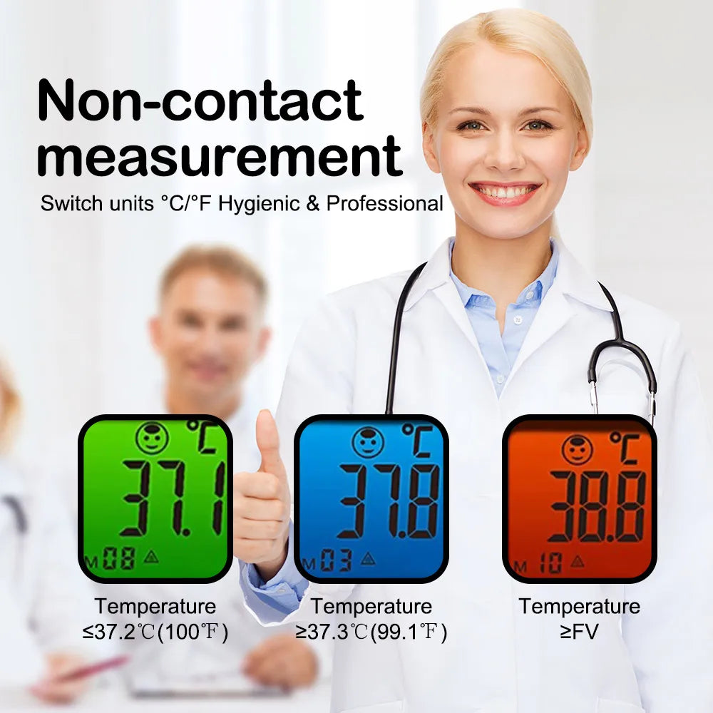 Genial No-Touch Thermometer for Adults and Kids 1-Second Reading