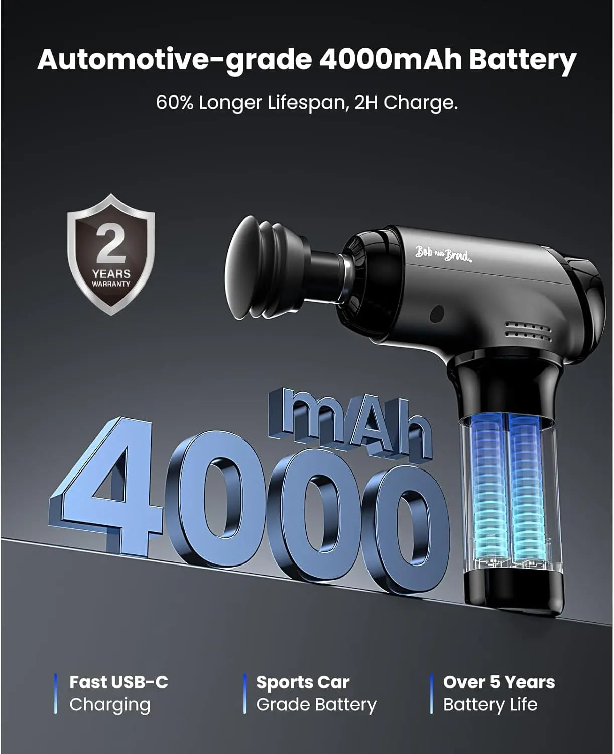 None T2 Pro Heat And Cold Massage Gun Muscle Relief