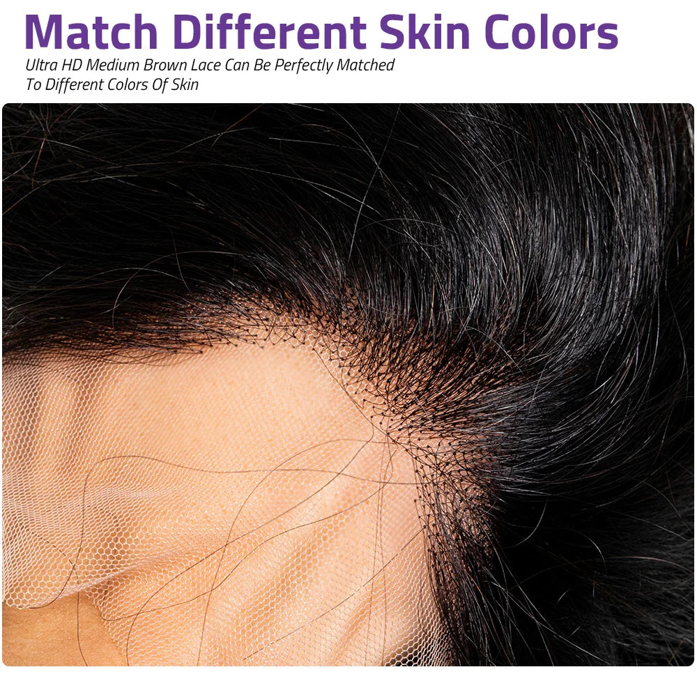 CanaryFly Deep Wave Remy Lace Front Wig For Women Premium