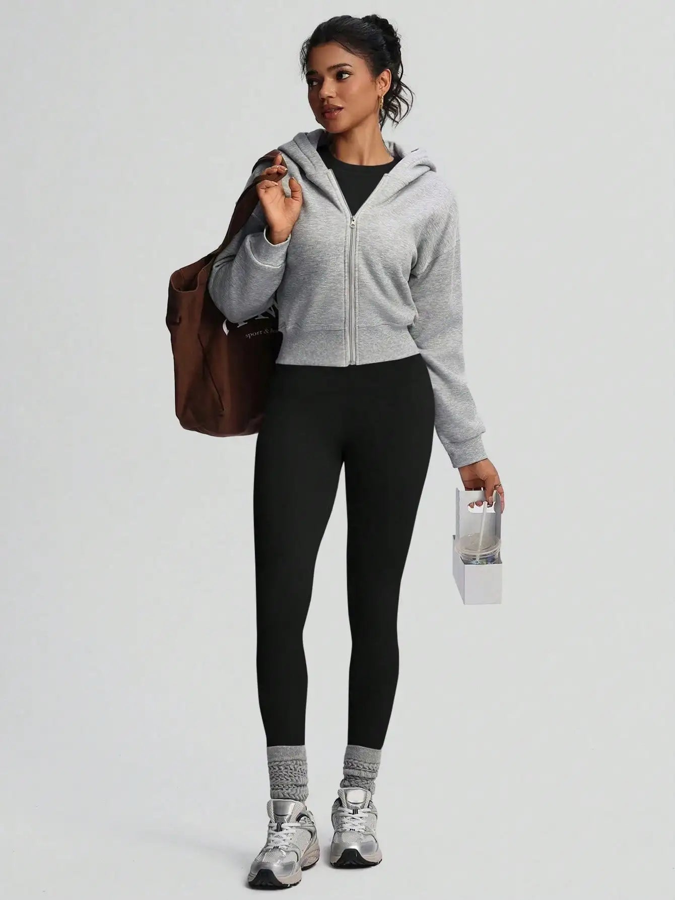 NONE Women's Seamless Quick Dry 2Piece Set For Gym Yoga