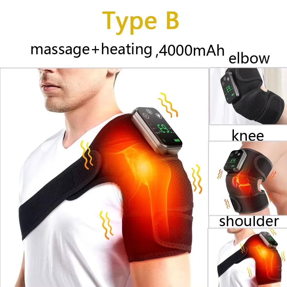 PASTSKY Heated Shoulder Warmer Massager Electric Heating Wrap