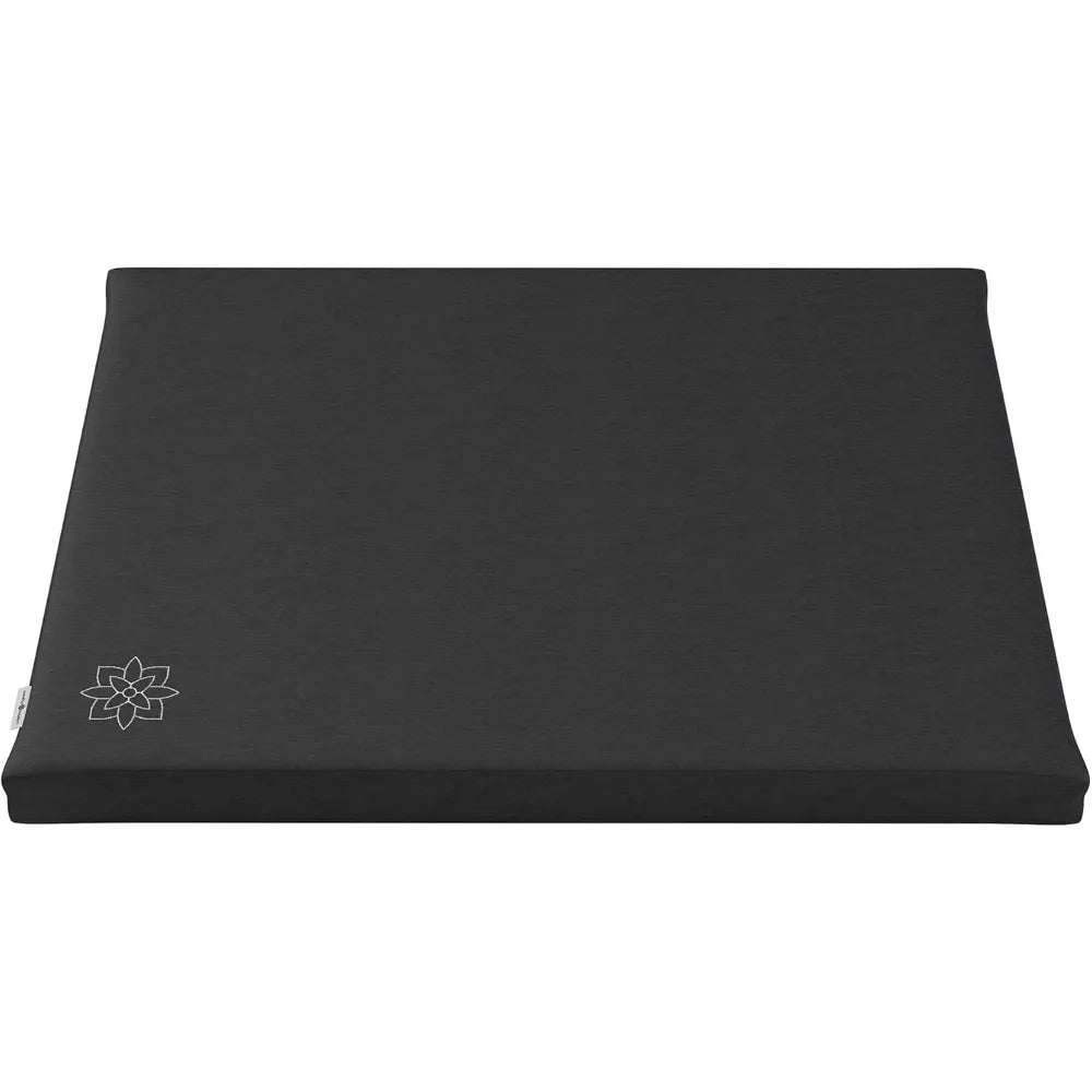 Mindful Modern Zabuton Meditation Mat Cotton Filled Pad For Kneeling