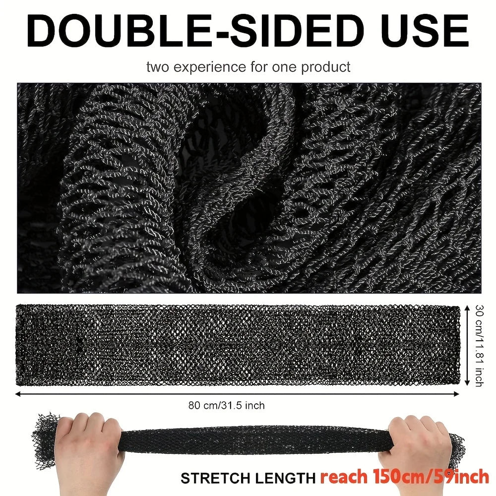 African Net Sponge Hyperexfoliating Bathing Wash Cloth LuxuriousPremium Gentle Scrub