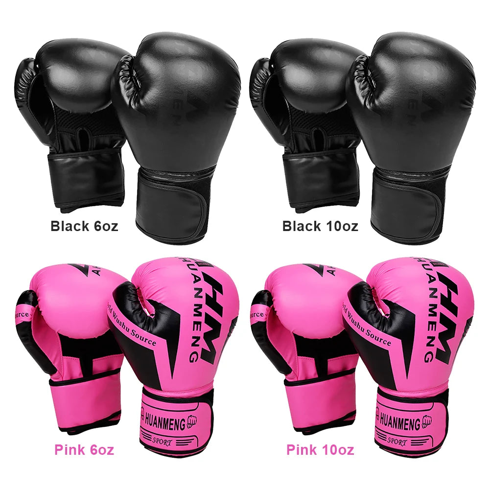 NONE Boxing Gloves Training Sparring Hook Loop Unisex Kids Adults