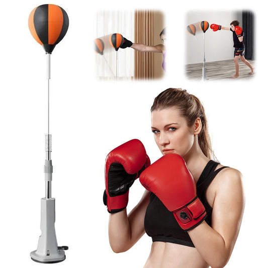 Punching Bag With Stand Boxing Set For Training And Fitness